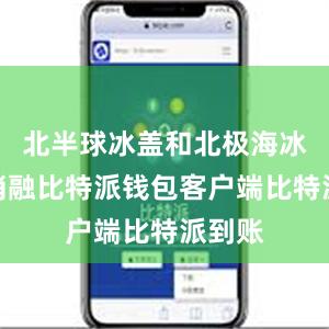 北半球冰盖和北极海冰加速消融比特派钱包客户端比特派到账